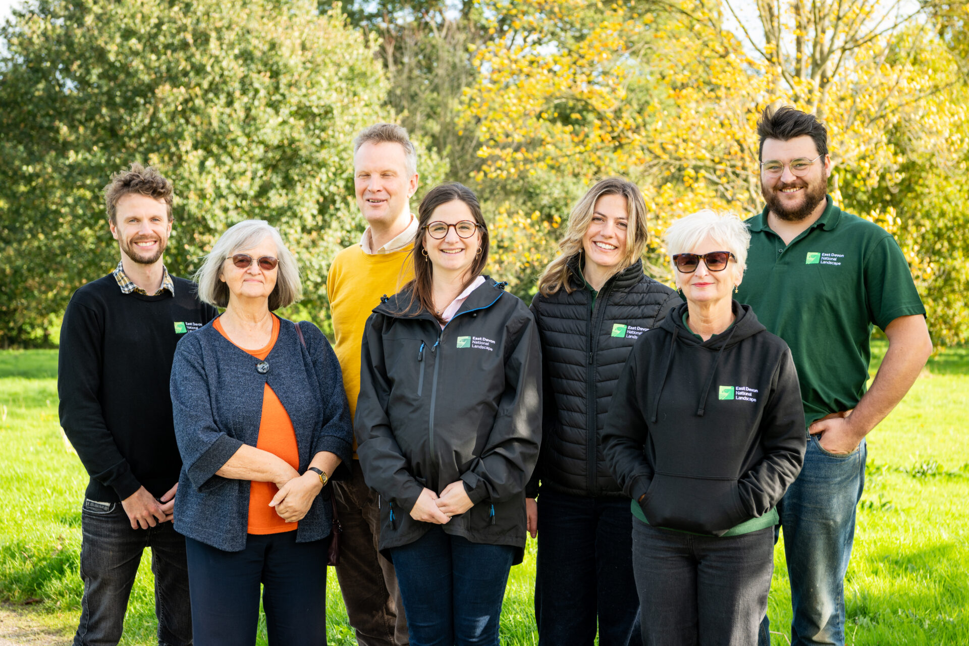 a team photo of people